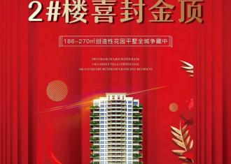 8月3日　丽都水岸2号楼封顶　工程进度有序推进