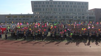 宿迁中学洋河分校：2900余名师生共迎秋季田径运动会
