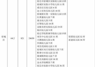 《宿迁市中心城区基础教育设施布局规划（2017-2030）》正式出炉啦！
