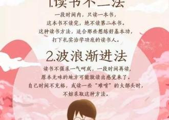 【知识分享】人民日报推荐18个绝招，让孩子的阅读事半功倍！　
