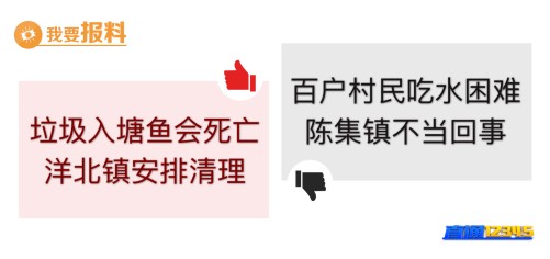 【4月1日“我要报料”有爆料】百户村民吃水困难，陈集镇不当回事