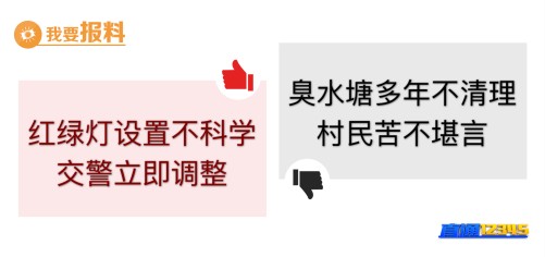 【4月2日“我要报料”有爆料】臭水塘多年不清理　村民苦不堪言