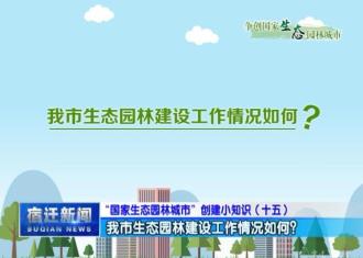 【视频】“国家生态园林城市”创建小知识（十五）：我市生态园林建设工作情况如何？