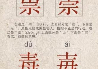 【涨知识！】这些“撞脸”的汉字，你都认识吗？　